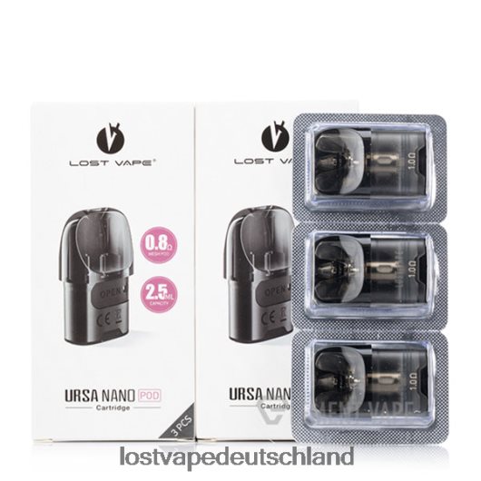 Lost Vape URSA Ersatzkapseln | 2,5 ml (3er-Pack) rosa 1.Ohm LVN20L128 Lost Vape Customer Service